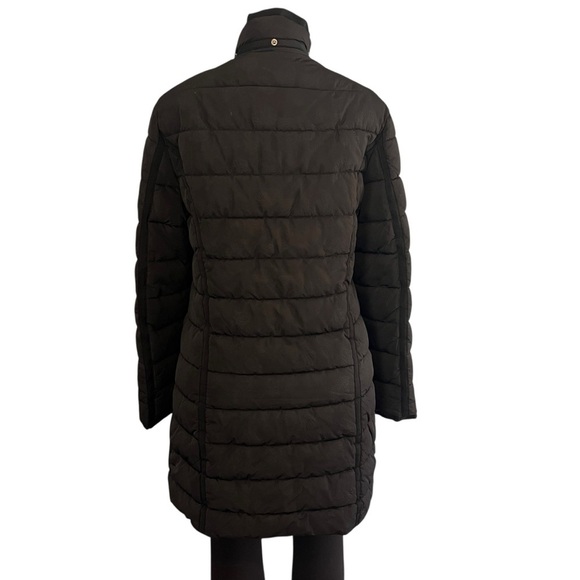 Desigual Black Quilted Puffer Coat Full Length - Picture 7 of 10